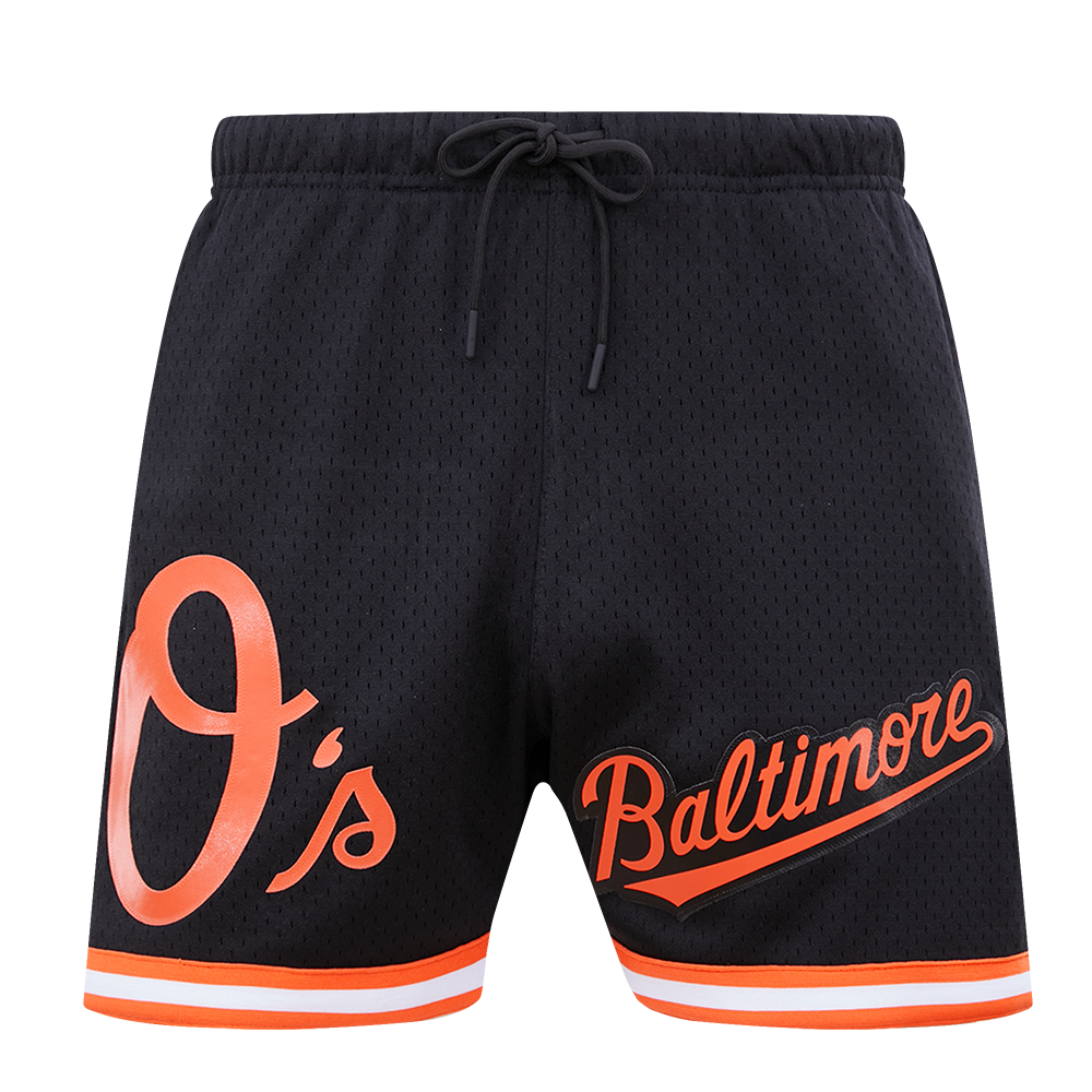 MLB BALTIMORE ORIOLES MESH SHORT À LOGO (NOIR)