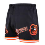 MLB BALTIMORE ORIOLES MESH SHORT À LOGO (NOIR)