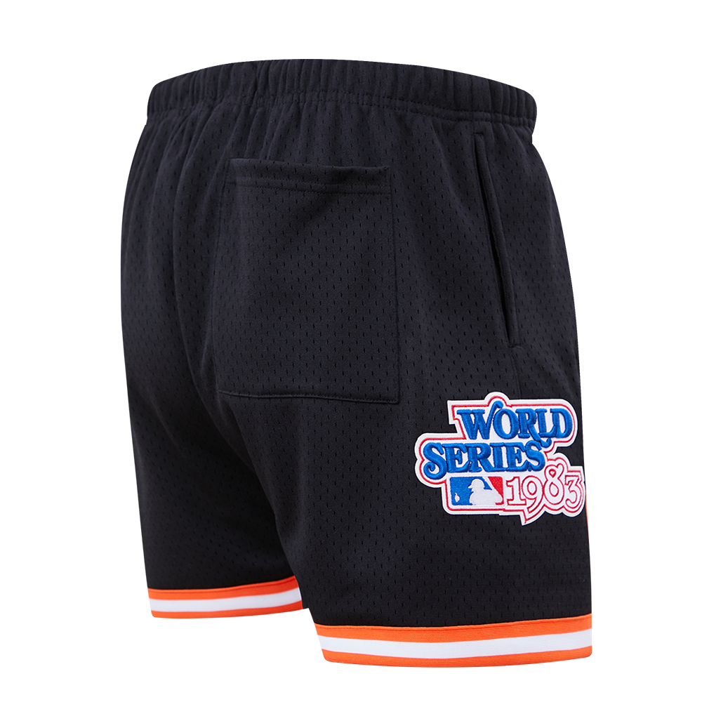 MLB BALTIMORE ORIOLES MESH SHORT À LOGO (NOIR)