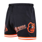 MLB BALTIMORE ORIOLES MESH SHORT À LOGO (NOIR)