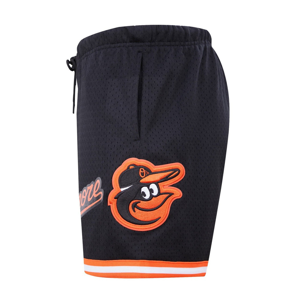 MLB BALTIMORE ORIOLES MESH SHORT À LOGO (NOIR)