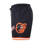 MLB BALTIMORE ORIOLES MESH SHORT À LOGO (NOIR)