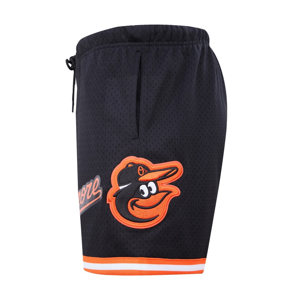 MLB BALTIMORE ORIOLES MESH SHORT À LOGO (NOIR)