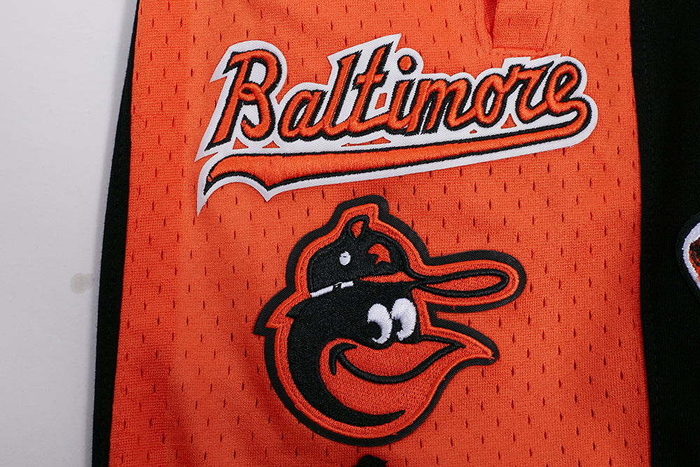 MLB BALTIMORE ORIOLES RETRO CLASSIC SHORT 2.0 POUR HOMME (NOIR/ORANGE)