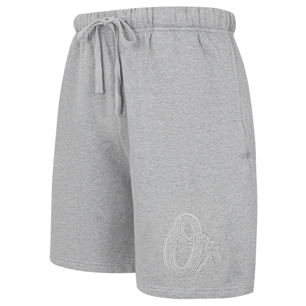 MLB BALTIMORE ORIOLES NEUTRAL SHORT EN MOLLETON POUR HOMME (GRIS CHINÉ FONCÉ)