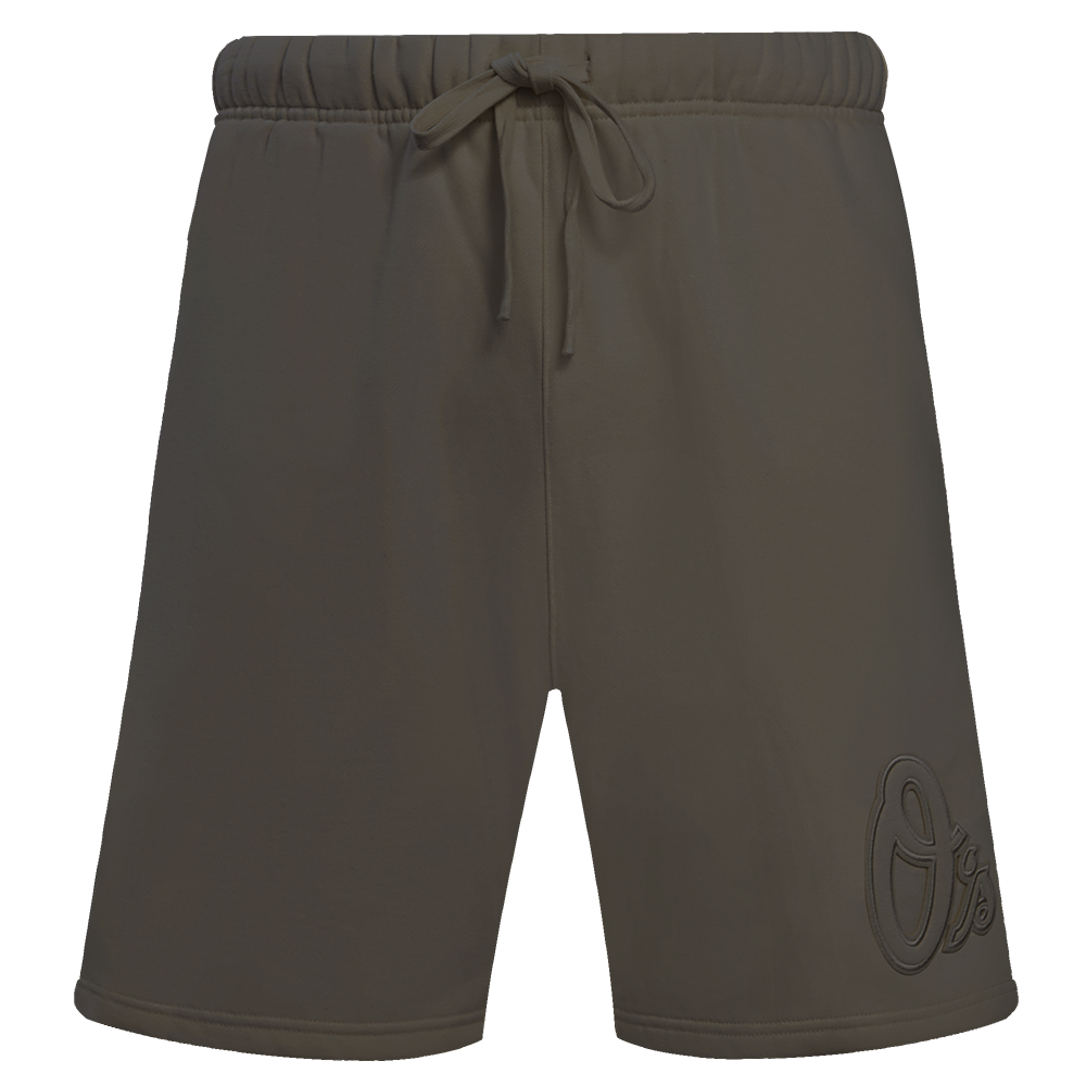 MLB BALTIMORE ORIOLES NEUTRAL MEN'S  FLC SHORT (DARK TAUPE)