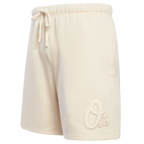 MLB BALTIMORE ORIOLES NEUTRAL MEN'S  FLC SHORT (EGGSHELL)