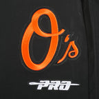 MLB BALTIMORE ORIOLES CLASSIC WIND SUIT MEN'S WOVEN PANT (BLACK)