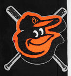 MLB BALTIMORE ORIOLES MASH UP MEN'S RIB FLC SWEATPANT (BLACK/ORANGE)