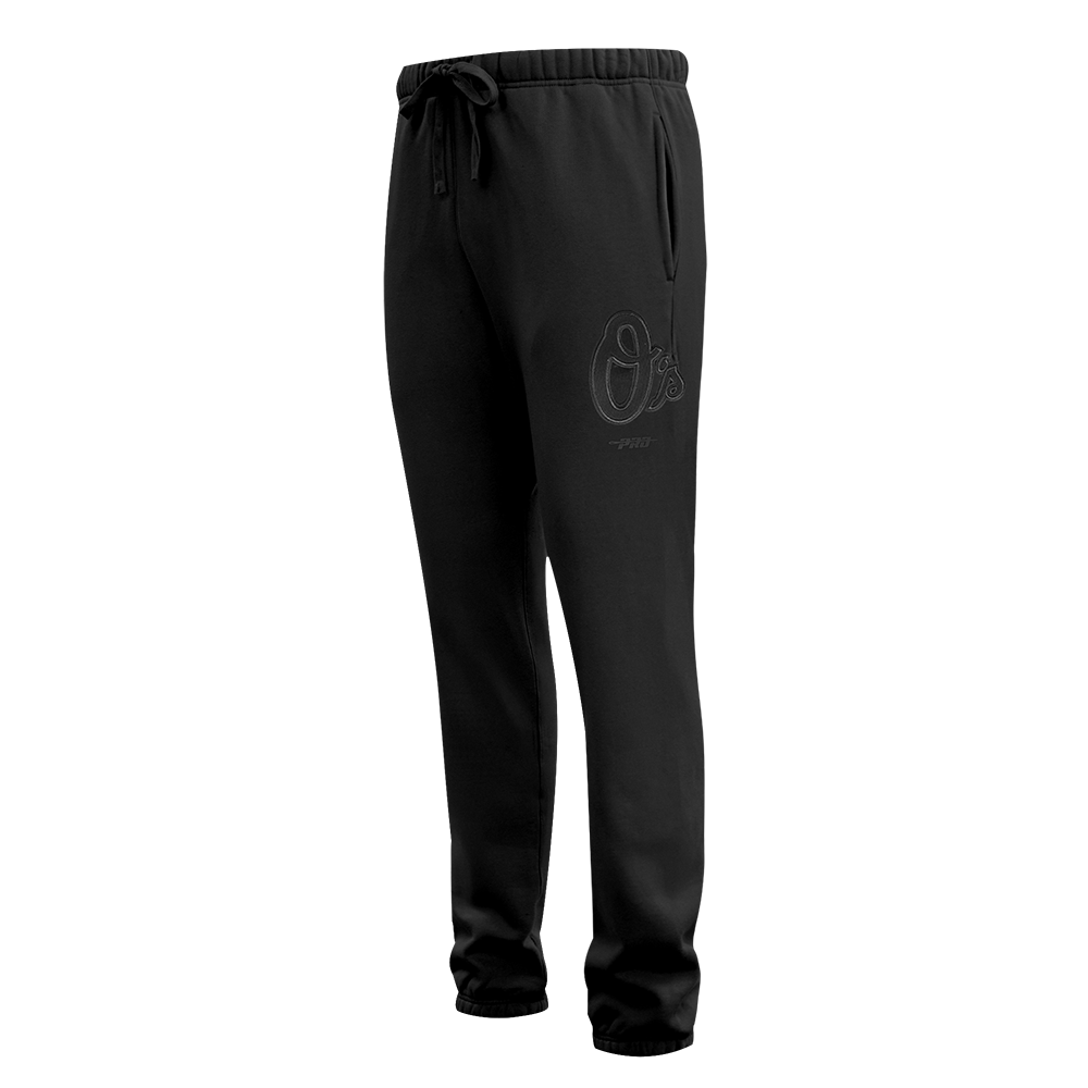 MLB BALTIMORE ORIOLES NEUTRAL MEN'S  FLC SWEATPANT (BLACK)