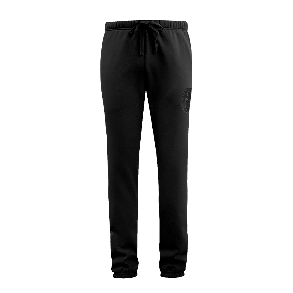 MLB BALTIMORE ORIOLES NEUTRAL PANTALON OUATÉ EN MOLLETON POUR HOMME (NOIR)