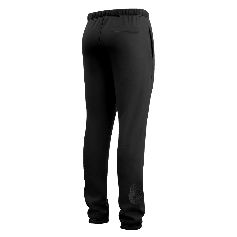 MLB BALTIMORE ORIOLES NEUTRAL PANTALON OUATÉ EN MOLLETON POUR HOMME (NOIR)