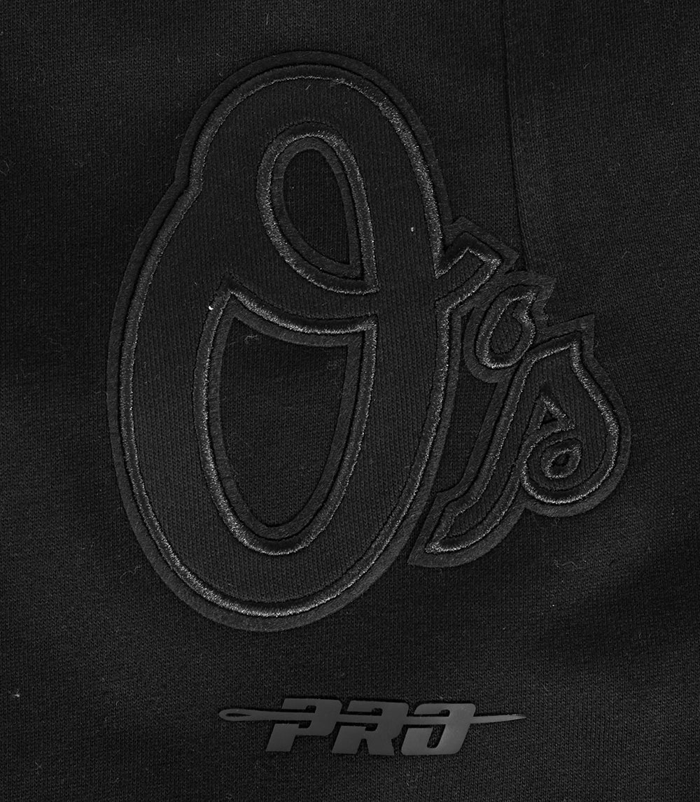 MLB BALTIMORE ORIOLES NEUTRAL PANTALON OUATÉ EN MOLLETON POUR HOMME (NOIR)