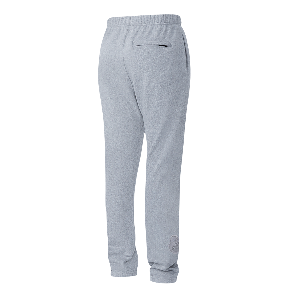 MLB BALTIMORE ORIOLES NEUTRAL MEN'S  FLC SWEATPANT (DARK HEATHER GRAY)