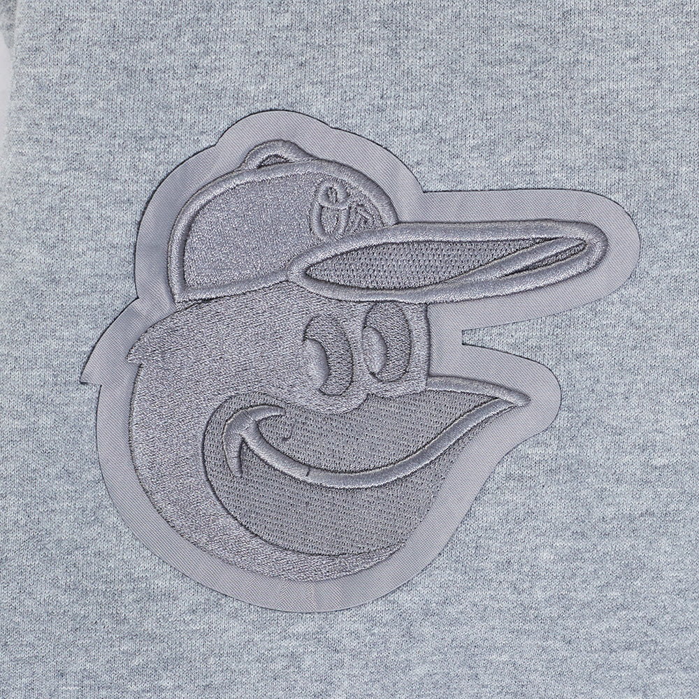 MLB BALTIMORE ORIOLES NEUTRAL MEN'S  FLC SWEATPANT (DARK HEATHER GRAY)