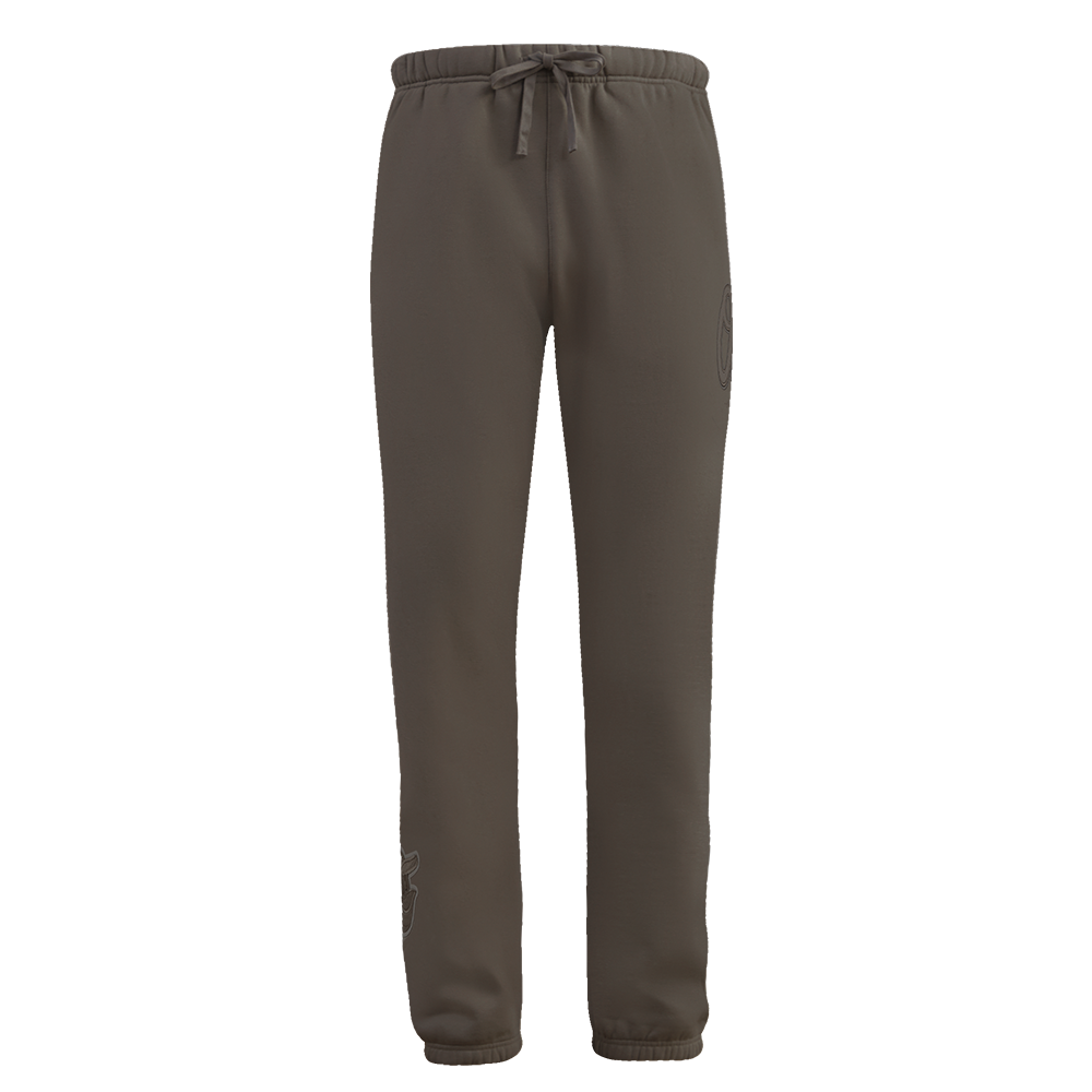 MLB BALTIMORE ORIOLES NEUTRAL MEN'S  FLC SWEATPANT (DARK TAUPE)