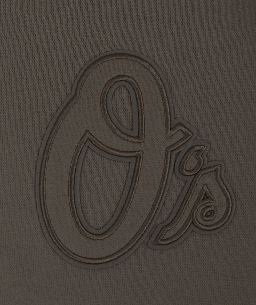 MLB BALTIMORE ORIOLES NEUTRAL MEN'S  FLC SWEATPANT (DARK TAUPE)