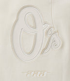 MLB BALTIMORE ORIOLES NEUTRAL MEN'S  FLC SWEATPANT (EGGSHELL)