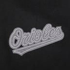 MLB BALTIMORE ORIOLES REVERSE FRENCH TERRY CHANDAIL À CAPUCHON POUR HOMME (NOIR)