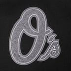 MLB BALTIMORE ORIOLES REVERSE FRENCH TERRY CHANDAIL À CAPUCHON POUR HOMME (NOIR)