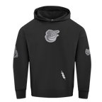 MLB BALTIMORE ORIOLES REVERSE FRENCH TERRY CHANDAIL À CAPUCHON POUR HOMME (NOIR)