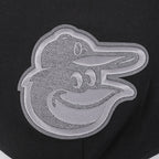 MLB BALTIMORE ORIOLES REVERSE FRENCH TERRY CHANDAIL À CAPUCHON POUR HOMME (NOIR)
