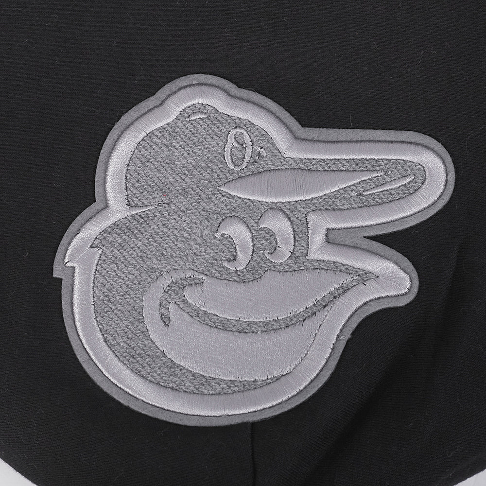 MLB BALTIMORE ORIOLES REVERSE FRENCH TERRY CHANDAIL À CAPUCHON POUR HOMME (NOIR)