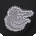 MLB BALTIMORE ORIOLES REVERSE FRENCH TERRY CHANDAIL À CAPUCHON POUR HOMME (NOIR)