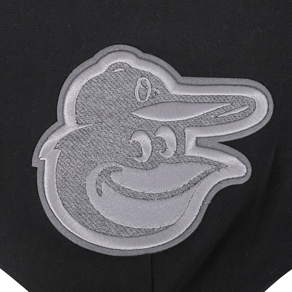MLB BALTIMORE ORIOLES REVERSE FRENCH TERRY CHANDAIL À CAPUCHON POUR HOMME (NOIR)