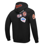 MLB BALTIMORE ORIOLES DIY PICK STITCH CHANDAIL À CAPUCHON EN MAILLE DOUBLE POUR HOMME (NOIR)