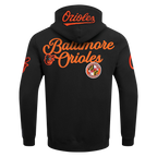 MLB BALTIMORE ORIOLES SOUVENIR MEN'S FLC PO HOODIE (BLACK)