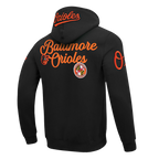 MLB BALTIMORE ORIOLES SOUVENIR MEN'S FLC PO HOODIE (BLACK)