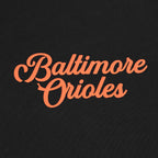 MLB BALTIMORE ORIOLES SOUVENIR MEN'S FLC PO HOODIE (BLACK)