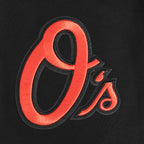 MLB BALTIMORE ORIOLES SOUVENIR MEN'S FLC PO HOODIE (BLACK)