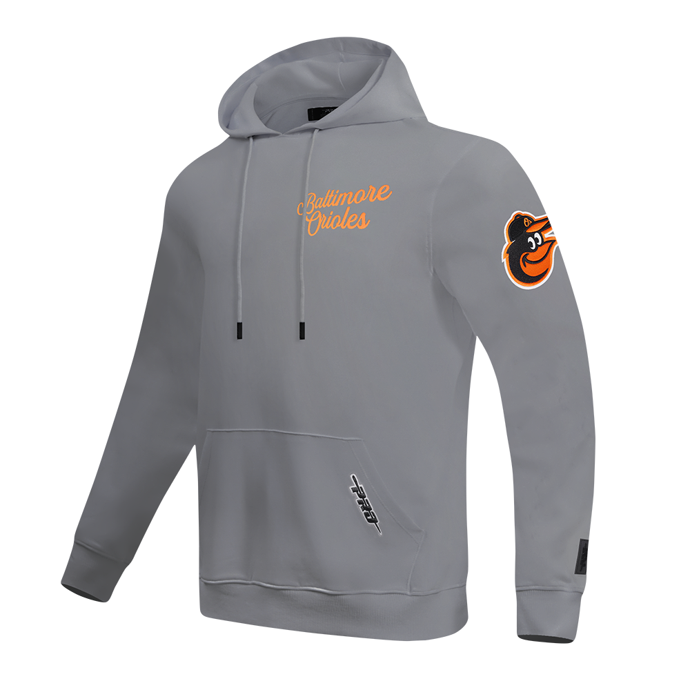MLB BALTIMORE ORIOLES SOUVENIR MEN'S FLC PO HOODIE (GRAY)