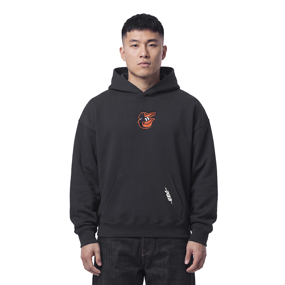 MLB BALTIMORE ORIOLES CLASSIC ICON MEN'S SWEATSHIRT (BLACK)