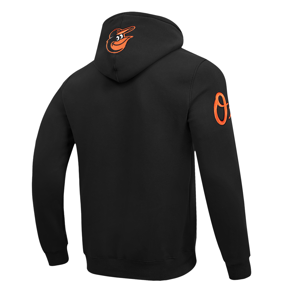 MLB BALTIMORE ORIOLES CITY ARCH MEN'S FLC PO HOODIE (BLACK)