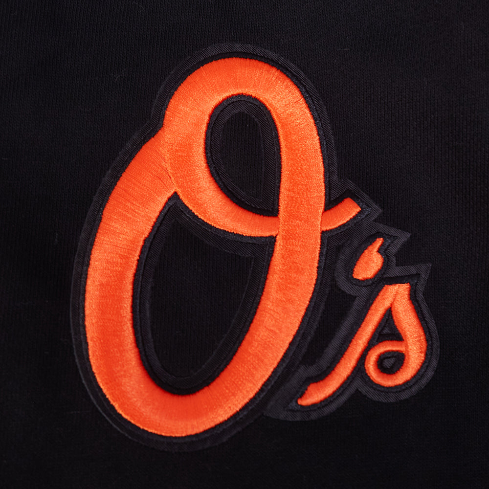 MLB BALTIMORE ORIOLES CITY ARCH MEN'S FLC PO HOODIE (BLACK)