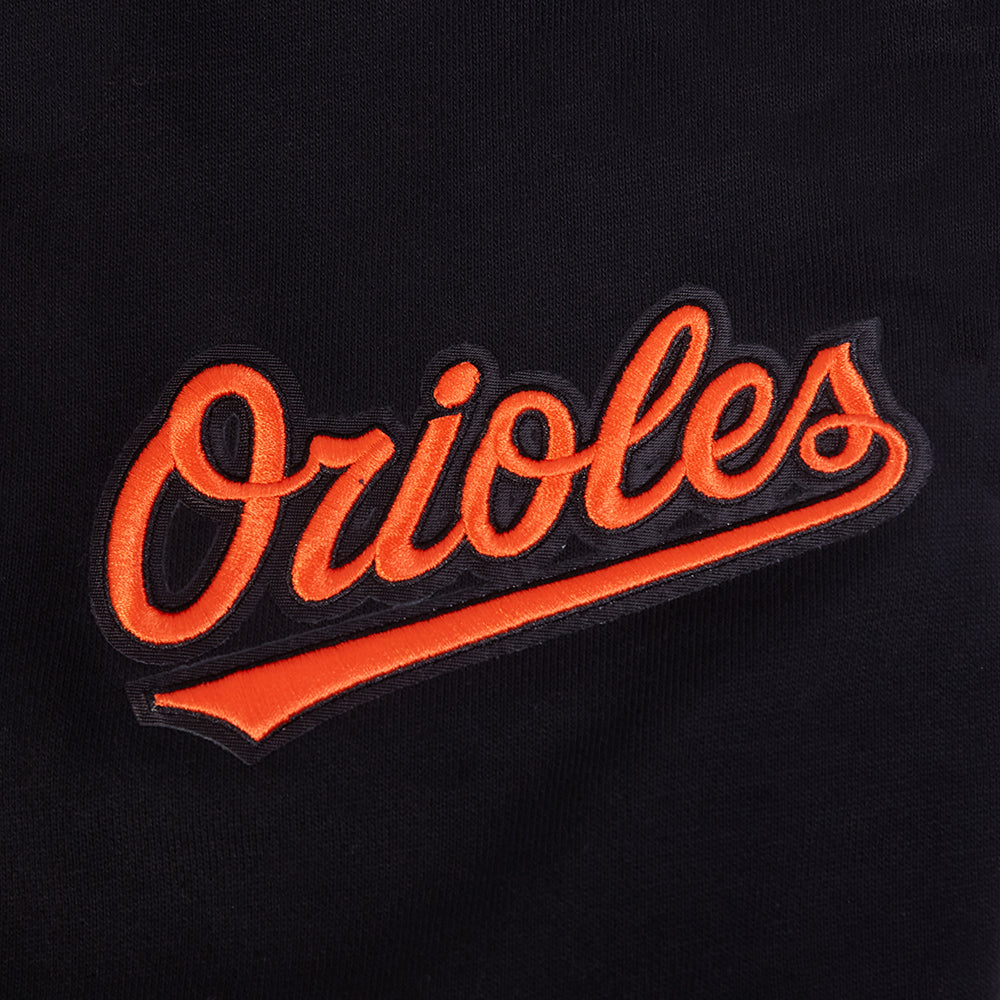 MLB BALTIMORE ORIOLES CITY ARCH MEN'S FLC PO HOODIE (BLACK)
