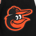MLB BALTIMORE ORIOLES CITY ARCH HAUT EN MOLLETON À GLISSIÈRE AU QUART POUR HOMME (NOIR)
