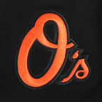 MLB BALTIMORE ORIOLES CITY ARCH HAUT EN MOLLETON À GLISSIÈRE AU QUART POUR HOMME (NOIR)