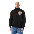 MLB BALTIMORE ORIOLES CITY ARCH HAUT EN MOLLETON À GLISSIÈRE AU QUART POUR HOMME (NOIR)