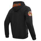 MLB BALTIMORE ORIOLES CLASSIC CHENILLE CHANDAIL À CAPUCHON EN MAILLE DOUBLE À GLISSIÈRE POUR HOMME (NOIR)