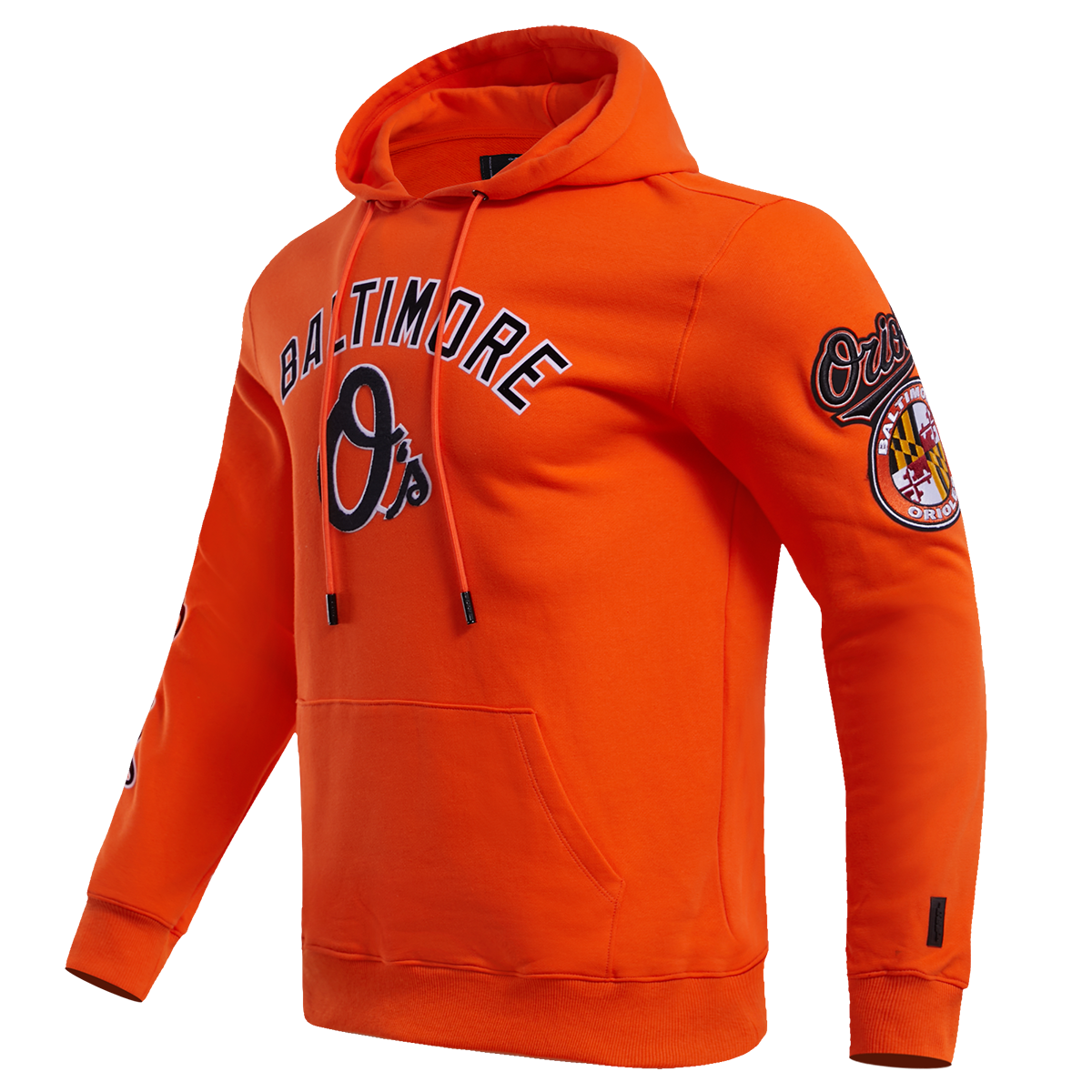 MLB BALTIMORE ORIOLES CLASSIC MEN'S PULLOVER HOODIE (ORANGE)