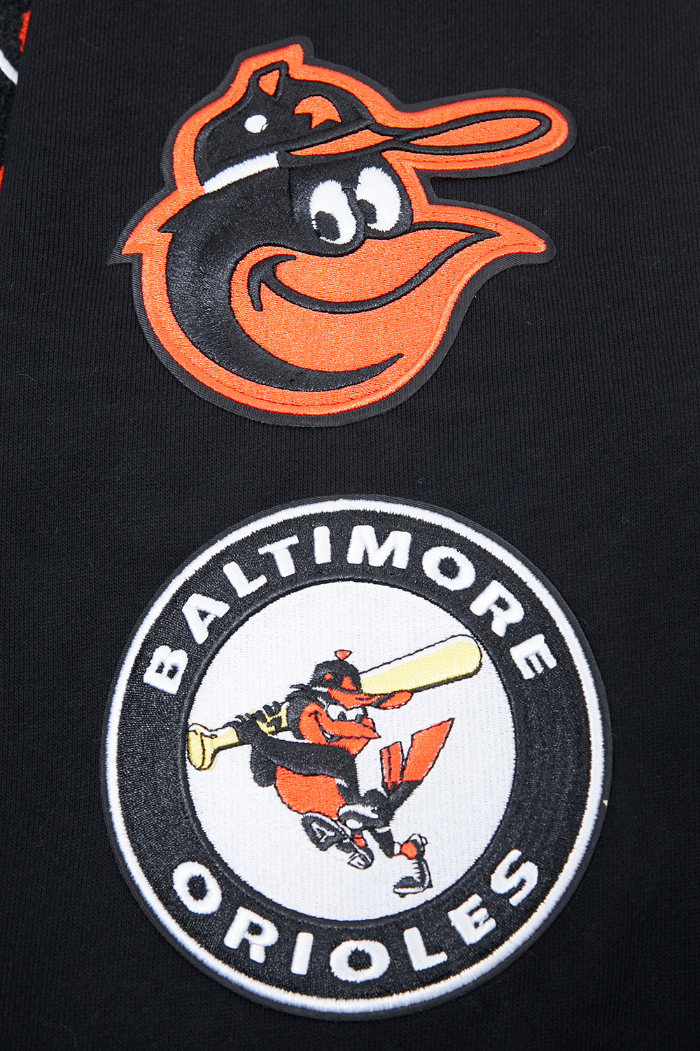 MLB BALTIMORE ORIOLES RETRO CLASSIC CHANDAIL À CAPUCHON POUR HOMME (NOIR/ORANGE)