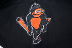 MLB BALTIMORE ORIOLES RETRO CLASSIC CHANDAIL À CAPUCHON POUR HOMME (NOIR/ORANGE)