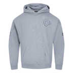 MLB BALTIMORE ORIOLES NEUTRAL MEN'S  DROP SHOULDER FLC PO HOODIE (DARK HEATHER GRAY)