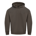 MLB BALTIMORE ORIOLES NEUTRAL MEN'S  DROP SHOULDER FLC PO HOODIE (DARK TAUPE)