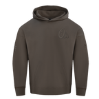 MLB BALTIMORE ORIOLES NEUTRAL MEN'S  DROP SHOULDER FLC PO HOODIE (DARK TAUPE)
