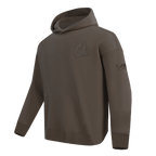 MLB BALTIMORE ORIOLES NEUTRAL MEN'S  DROP SHOULDER FLC PO HOODIE (DARK TAUPE)